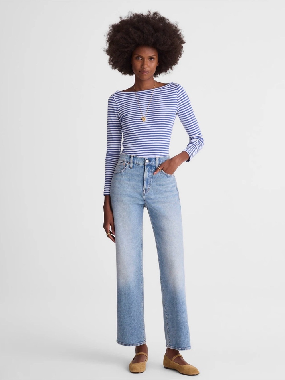 Madewell Wide-Leg Crop Jean